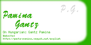 pamina gantz business card